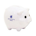 White Classic Piggy Bank